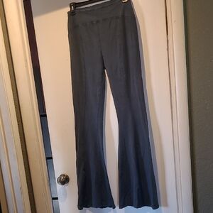 Charcoal Pull On Flare Pants From Urban Outfitters